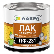 Лак ПФ-231 паркетный Лакра Синтез 1,8 кг